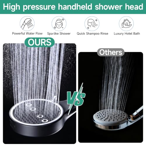 6 Mode High Pressure Handheld Shower Head