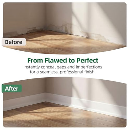 Flexible Vinyl Baseboard Molding Trim with Toe