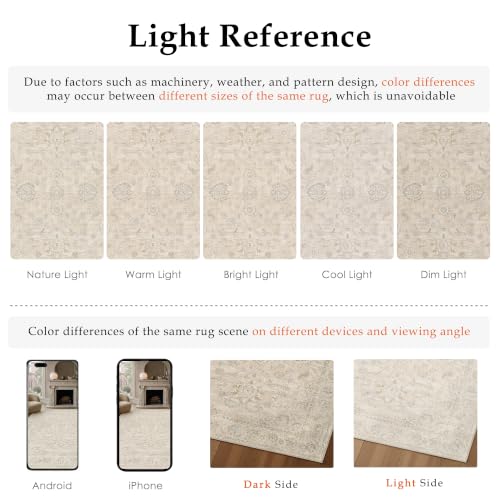 10x12 Light Cream Neutral Area Rug (Cream / 10' x 12' (Rectangular))