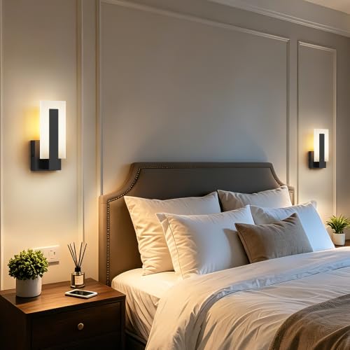 Modern LED Wall Sconces Set of 2
