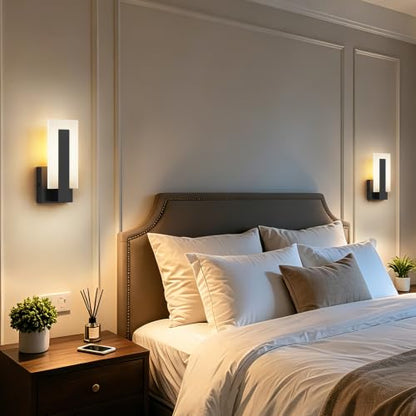 Modern LED Wall Sconces Set of 2