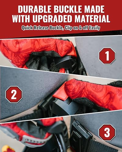 Electrician Tool Pouch with Quick Detach Belt Clip