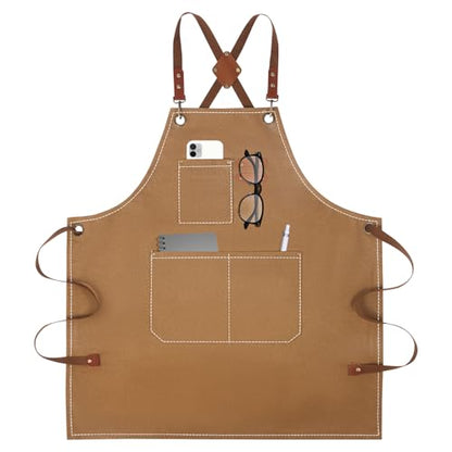 Aprons For Women Men With Large Pockets