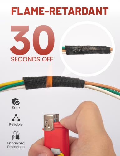 2 inch x 50ft Wiring Harness Tape High Temp Wire Cable Loom Self