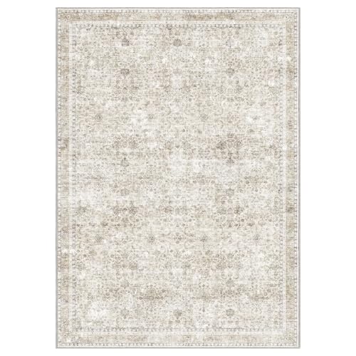 5x7 Area Rugs (Beige / 5' x 7' (Rectangular))