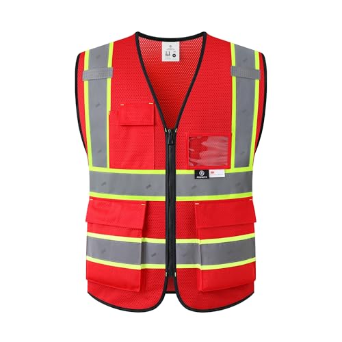 Safety Vest for Men Women Reflective Construction Vest