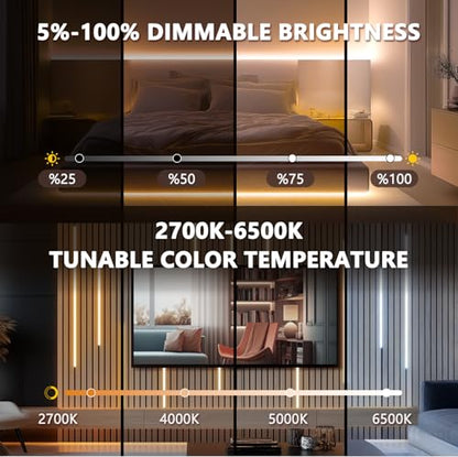 LED Strip Lights for Slat Wall Recessed