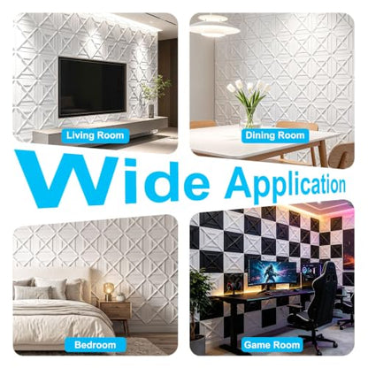 X Shape 3D Wall Panels