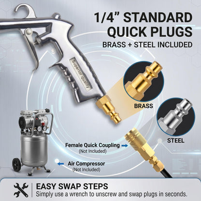 Tornado Car Cleaning Gun (Pu Tube Air Cleaning Gun)