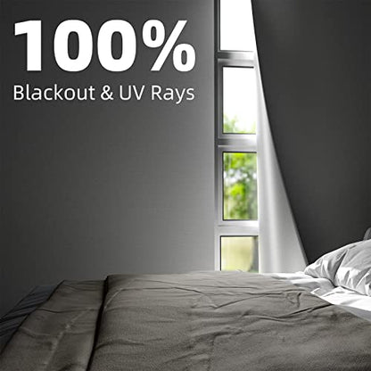Portable Blackout Curtains 72"×60" (Pure White / 60"W x 72"L (Pack of 1))