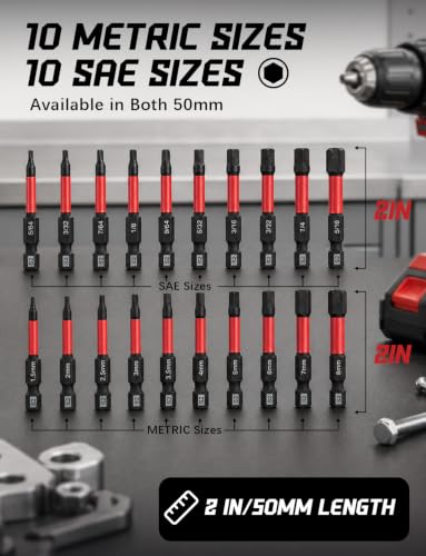 20PCS Hex Bit Set