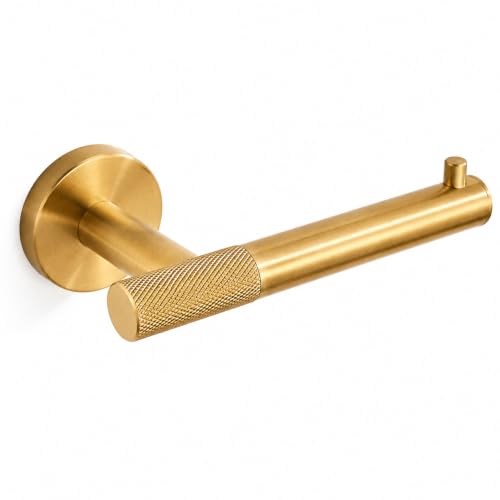 Brushed Gold Toilet Paper Holder