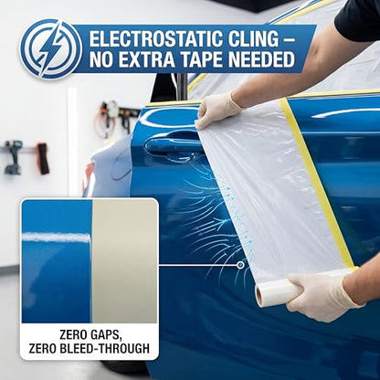 Pre Taped Masking Film for Car Painting