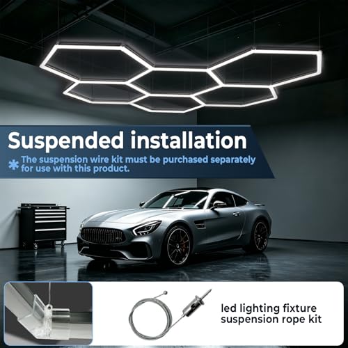 Hexagon Garage Lights