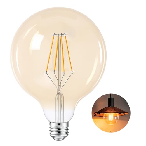 8W G125 Dimmable LED Light Bulb 2700K