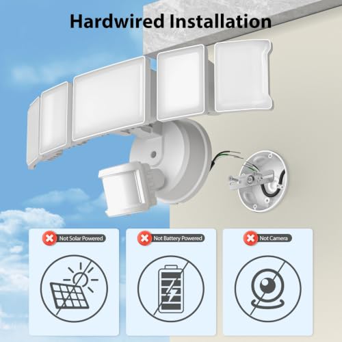 2 Pack Motion Sensor Outdoor Lights