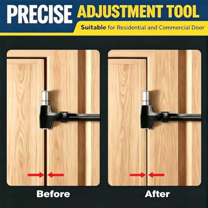 Door Hinge Adjustment Tool for Residential & Commercial Doors