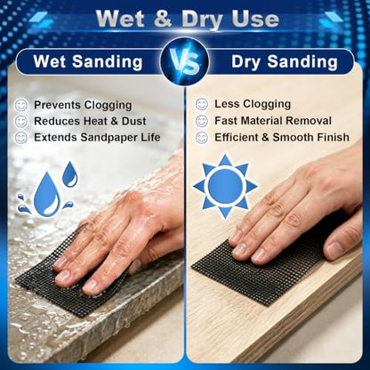 4-1/5 Inch Wide x 5.5 Yard Long Sanding Screen Mesh Roll