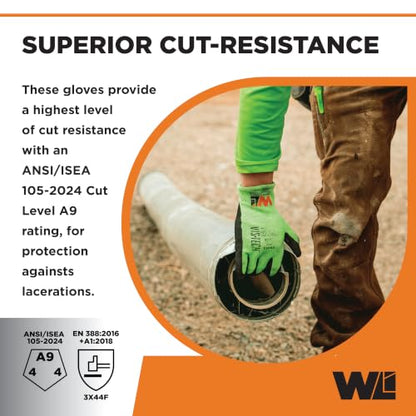 Work Gloves Y9252 Vis