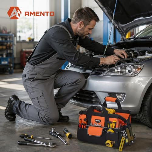 16 Inch Heavy Duty Tool Bag (Orange / 16 Inch)
