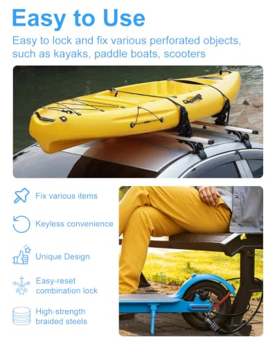 Weatherproof Long Straight Bike Lock
