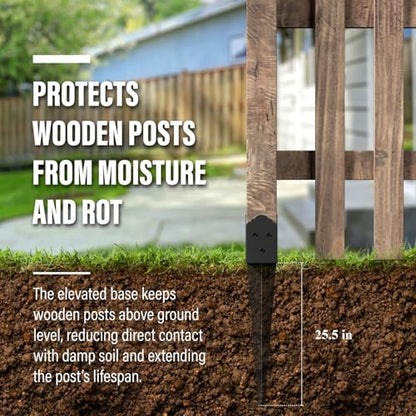 31.5"x4"x4" Fence Post Anchor