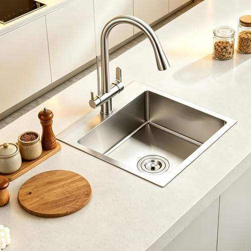 Drop in Kitchen Sink Single Bowl