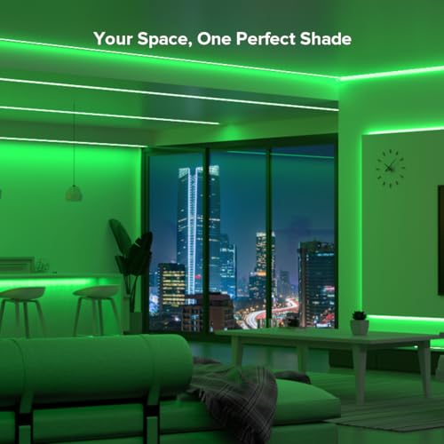 FCOB COB LED Strip Lights 5V USB Powered Green Color for TV (Green / 3.28FT)
