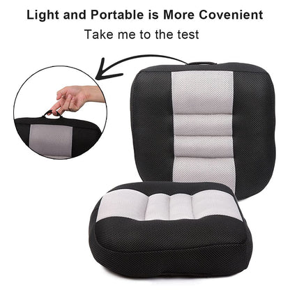 Srutirbo Car Booster Seat Cushion Heightening Height Boost Mat (Pure Black)