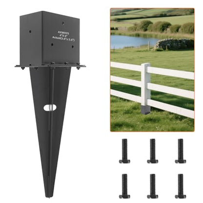 4"x 6" Fence Post Anchor Ground Spike