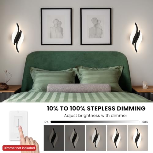 2 Pack Modern LED Wall Sconce