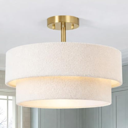 16.5'' Semi Flush Mount Ceiling Light
