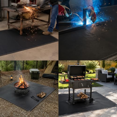 Welding Blanket Heavy Duty Fiberglass Heat Resistant Fabric 1022 °F Fire Resistant Blankets
