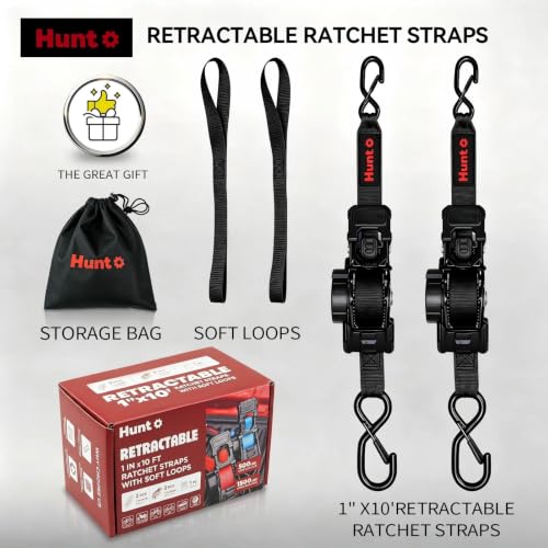 Retractable Ratchet Straps