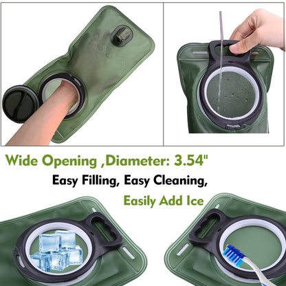 Hydration Bladder (1.5L-Water Bladder-Military Green)