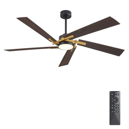 64 Inch Ceiling Fan with Light and Remote