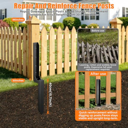 6 Pcs Fence Post Repair Kit