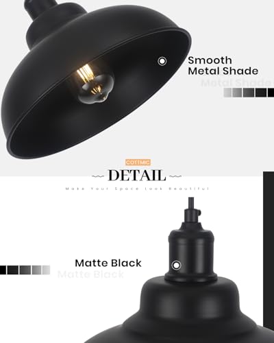 Black Farmhouse Island Lights for Kitchen