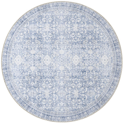 Round Rug 4ft (Light Blue / 4' (Round))
