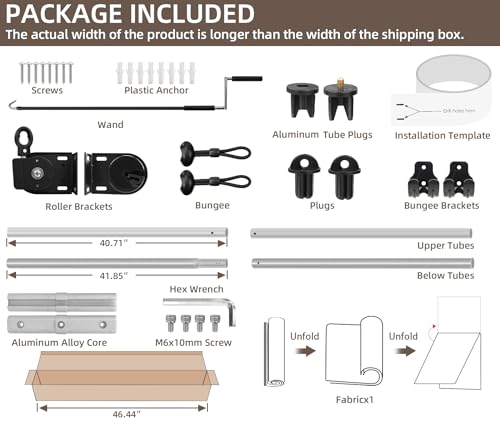 Cordless Sun Shades Outdoor Patio Roller Up Blinds for Porch 72" W x 96" H (Mocha / 72"W x 96"H)