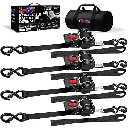 Retractable Ratchet Straps