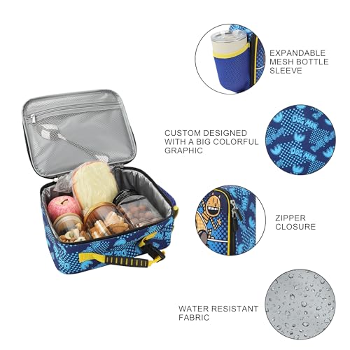 Dog Man In Action Insulated Lunch Kit (Dog Man In Action)