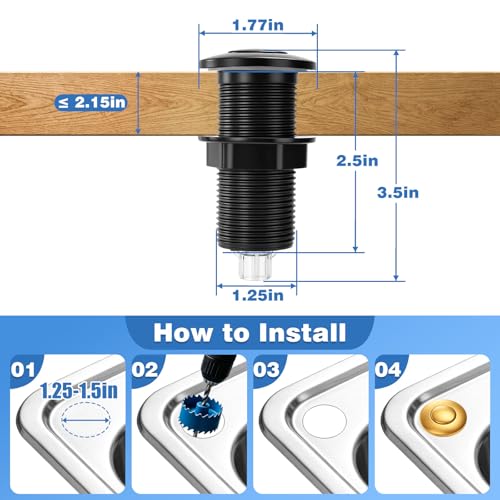 Garbage Disposal Air Switch Kit Dual Outlet