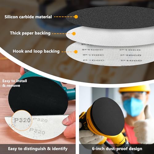 Wet Dry Sanding Discs Hook and Loop
