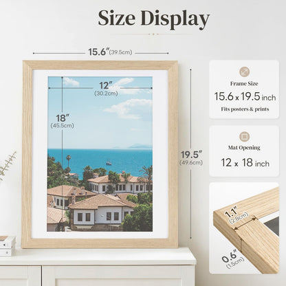 24 Pack 16x20 Frames (White Oak / 16x20)