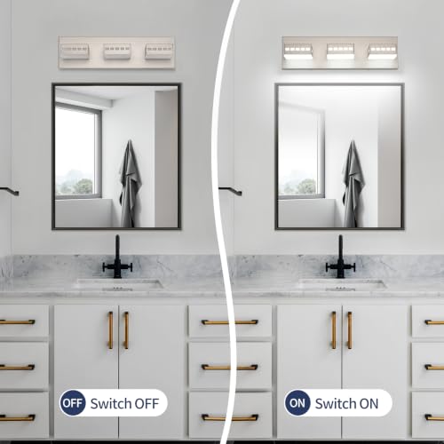 Modern Bathroom Led Vanity Light Over Mirror