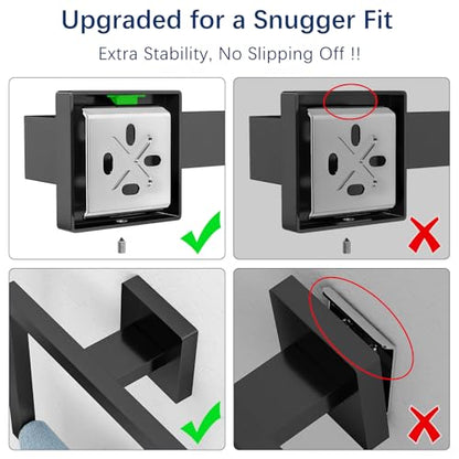 Towel Bar Set Wall Mounted