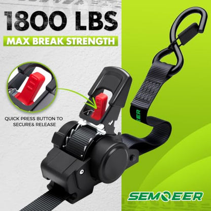 Retractable Ratchet Straps