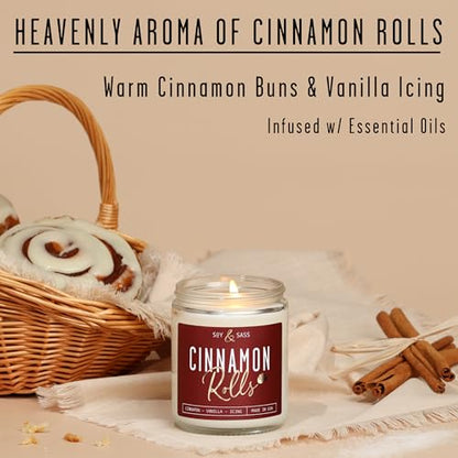 Cinnamon Candle (Cinnamon Rolls - Red)