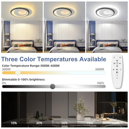 Modern LED Ceiling Light with Remote Control